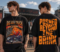 Big Ass Truck Pushed Beyond The Brink 2-Sided Vans Warped Tour T-Shirt
