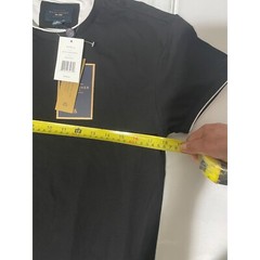 Marc Asher Men’s Black T-Shirt S 95% Cotton 5% Spandex Crew Neck Short Sleeve