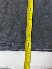 Oversized “Anxiety” Acid Wash Graphic Tee Charcoal Grey Y2K Grunge Streetwear