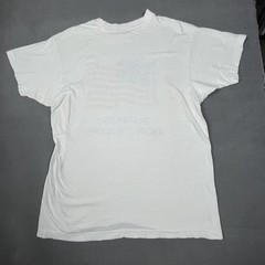Vintage Support Our Troops Shirt Mens XL White American Flag Single Stitch 80s