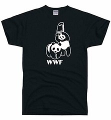 WWF WWE Panda Wrestling Chair Men Black Shirt – Funny Shirt