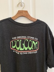 Volcom Stone PSYCHEDELIC True To This Logo Dark Gray Men’s T- Shirt size XL