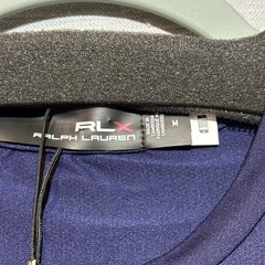 RLX Ralph Lauren Golf Preformance Long Sleeve Training Tee T-Shirt Size M Navy