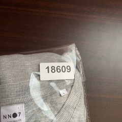 NN07 No Nationality Shirt Mens Large Gray Kurt Thermal Crew Neck Soft