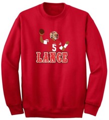 Trey Lance San Francisco 49ers Pic CREW HOODED SWEATSHIRT