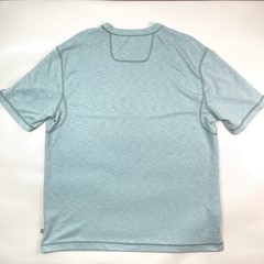 Tommy Bahama Light Aqua Blue Heather Tencel Blend T-Shirt Men’s Size L
