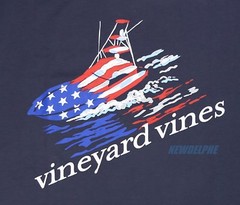 NWT Vineyard Vines Men SS Pocket Crew Neck Tee T-Shirt “AMERICAN SPORTFISHER”