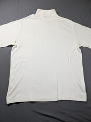 Vintage Polo Ralph Lauren Shirt Mens XL White Turtleneck Long Sleeve Made USA