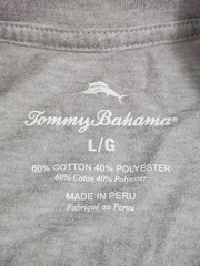 Tommy Bahama Short Sleeve T-Shirt Men’s Large Gray Short Sleeve Causal Adult Top