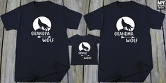 Wolf T-shirt Family Matching Tee Daddy Mommy Baby Grandpa Grandma Uncle Gift