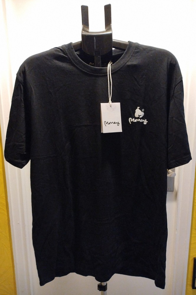 Money Loungewear Mens Black Tee Shirts Pack Of Three Size XL Brand New