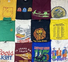 Vintage Graphic shirts Promo Funny Cartoons Sport Destinations Lot Of 20 Mix Szs