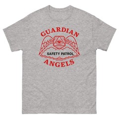 Guardian Angels Red Logo Shirt NYC Safety Patrol Graphic Tee T