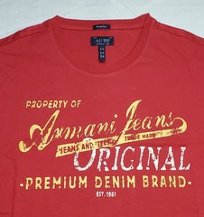 Armani Jeans T-Shirt Mens Size XL – Original Premium Denim Brand