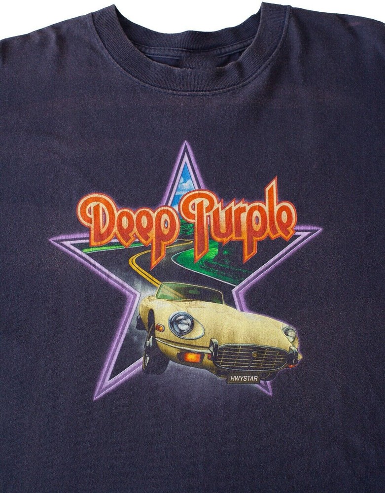 Highway Star Tour Deep Purple Band Shirt Black Unisex S-5XL 1J0156