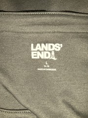 Lands End Short Sleeve T-Shirt Adult Large Green