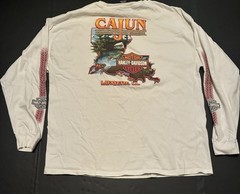 Harley Davidson Long Sleeve Louisiana Gator Crawfish Sleeve Hits Size Xl READ