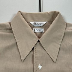 Vintage 70s Mr. California Loop Collar Button Up Shirt Men’s Size XL Polycotton