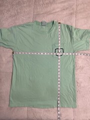 Comfort Colors T-Shirt Medium Pocket Double Sided Teal “Defender Outdoors”