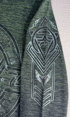 American Fighter Coalmont Waffleknit Med Military Green/Blk Foil Graphics