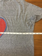 Kansas Jayhawks Vintage Charlie Hustle T-Shirt Mens 3XL Made in USA Rayon Heart
