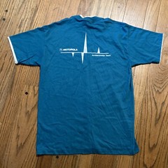 Vintage T Shirt 90s L – Motorola Logo Tee PC Computer accelerometer team Mac