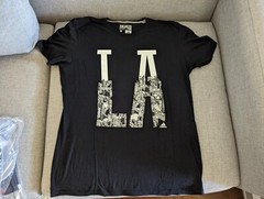 Adidas LA Tee los Angeles Tshirt performance climate black Tee Shirt T
