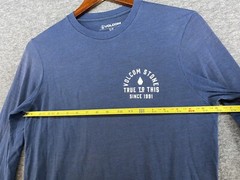 Volcom Stone Men’s Size Small Long Sleeve Blue White True To This Since T Shirt