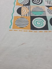 Vintage Avia T-Shirt Men Medium Art Deco USA Made Tee.#45356
