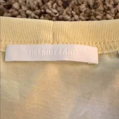 Helmut Lang Sz Lg Soft NWT Yellow Short Sleeve Tee. Super soft material.