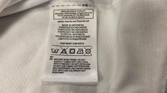 Used ADIDAS Climacool Response Mens White Tshirt 100% Polyester Shirt Size M Med