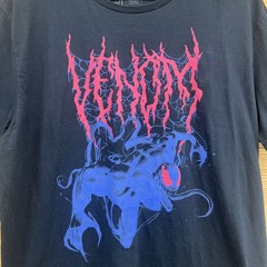 Loot Crate Marvel Venom Shirt Men’s XL Black Pink Purple Tee Graphic B187