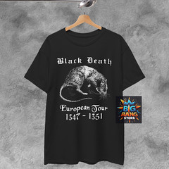 BLACK DEATH European Tour Shirt plague rat post apocalypse climate change punk