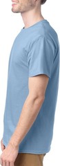 Hanes Men Crew neck T-Shirt 4-Pack ComfortSoft 100% Cotton Heavyweight Tee Plain