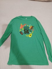 New Balance Mens Green Long Sleeve Crew Neck Nyrr 2026 Washington Heights 5K M