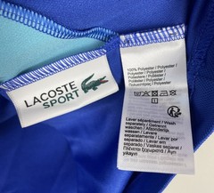 NEW Lacoste Sport T-Shirt Mens Large 5 Blue Ultra Dry Gym Exercise Performance
