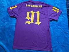 Death Row Records Los Angeles 91 Purple Jersey Size XL
