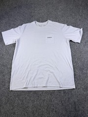 Patagonia Shirt Mens XL White Mountain Logo Graphic Pocket Tee Regular Fit