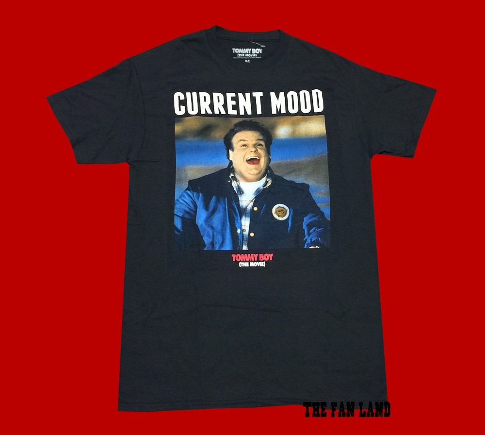 New Tommy Boy Current Mood Chris Farley Mens Vintage T-Shirt