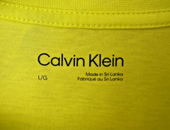 Calvin Klein Mens Lime Green Logo Short Sleeve T-Shirt Size L – BRAND NEW W TAGS