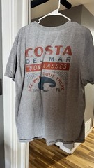 Costa Men’s Graphic Logo Short Sleeve T-Shirt XXL Cotton Blend Assorted Colors