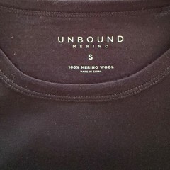 Unbound Merino 100% Superfine Wool T-Shirts Mens Small Lot 2 NWOT Black/ Sedona
