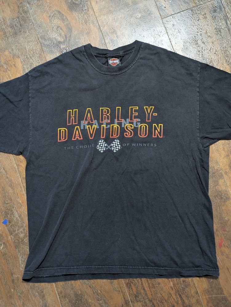 Vtg 90s Harley Davidson Myrtle Beach 1999 Black T Shirt XL – Made in USA