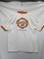 Vintage 2000 Hard Rock Cafe Shanghai Dragon T-Shirt XL Athletic Orange