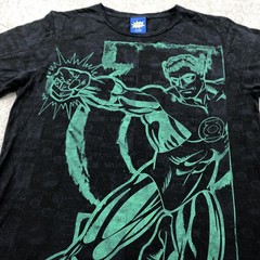 Green Lantern Shirt Mens 2XL Black DC Comics Superhero Graphic Tee Cement Power