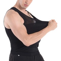 Men’s Slimming Body Shaper Vest Abs Abdomen Compression Shirt Workout Tank Tops
