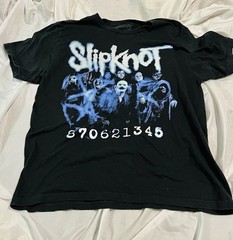 Slipknot-870621345 Black Graphic Tee – 2 Sided – Graphic Men’s L