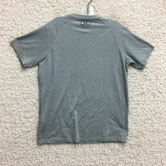 Under Armour Shirt Small Adult Gray Loose Heatgear Crewneck Short Sleeve Mens S