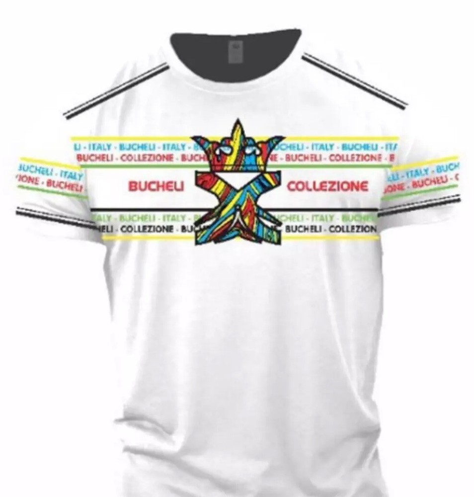 Men’s Bucheli Cotton T Shirt,Italian Style,Slim Fit,Stretch L XL….A4.A