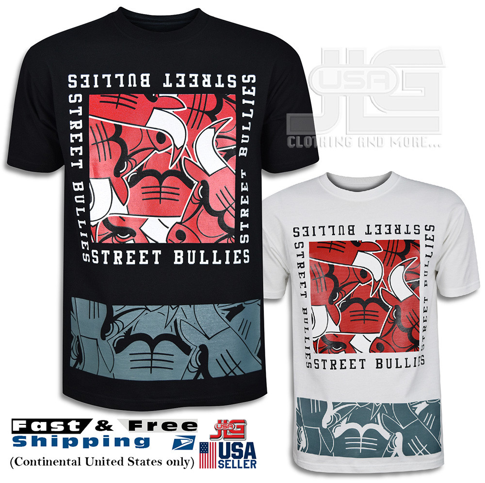 Street Bullies Graphic Screen Printed T-Shirt NEW